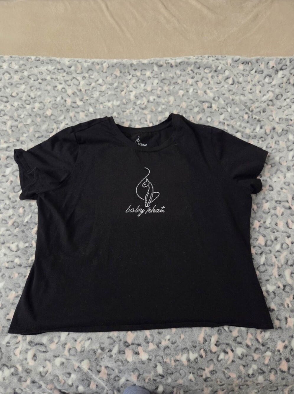 y2k Black T Shirt
